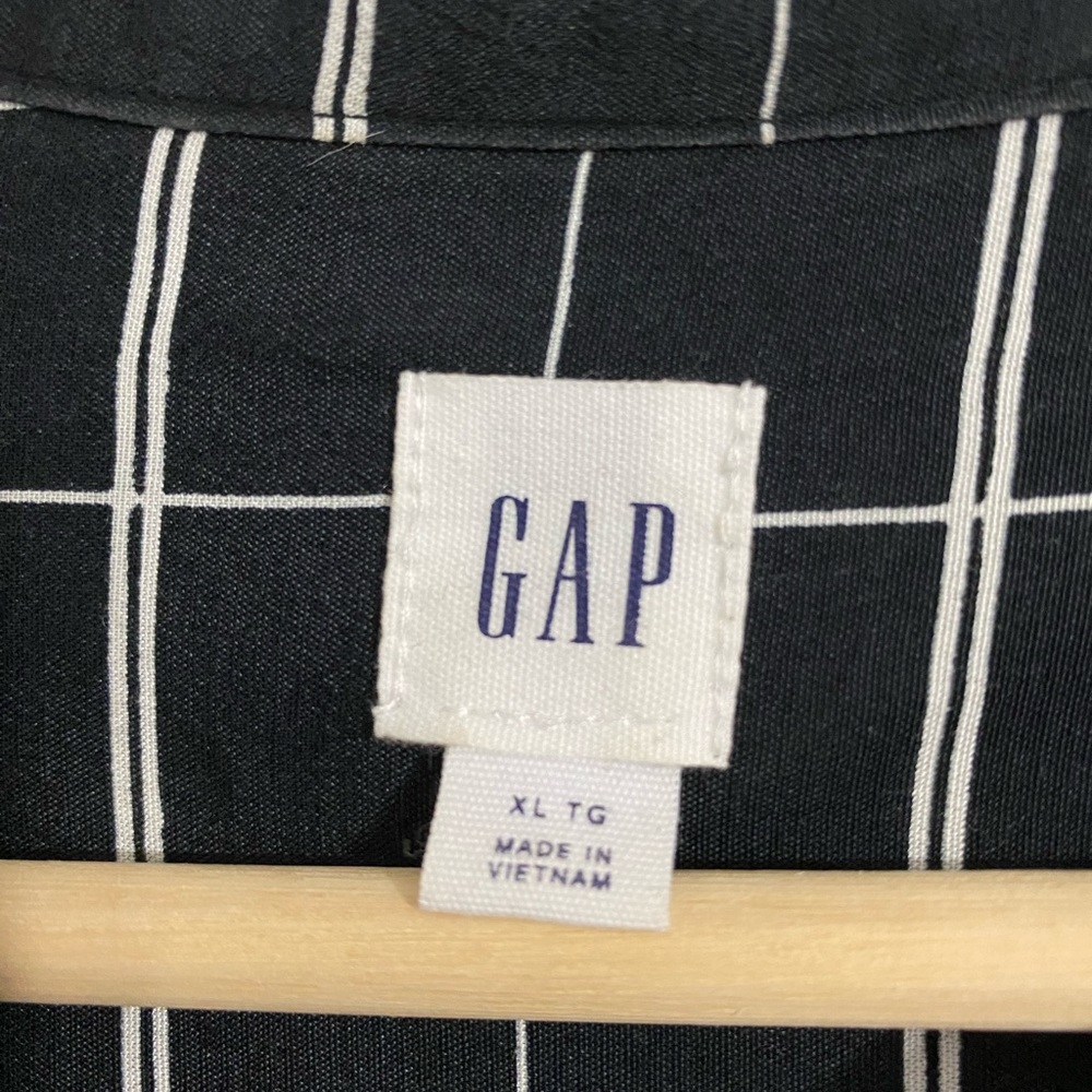 Long Rayon Button Shirt - Picture 2 of 2